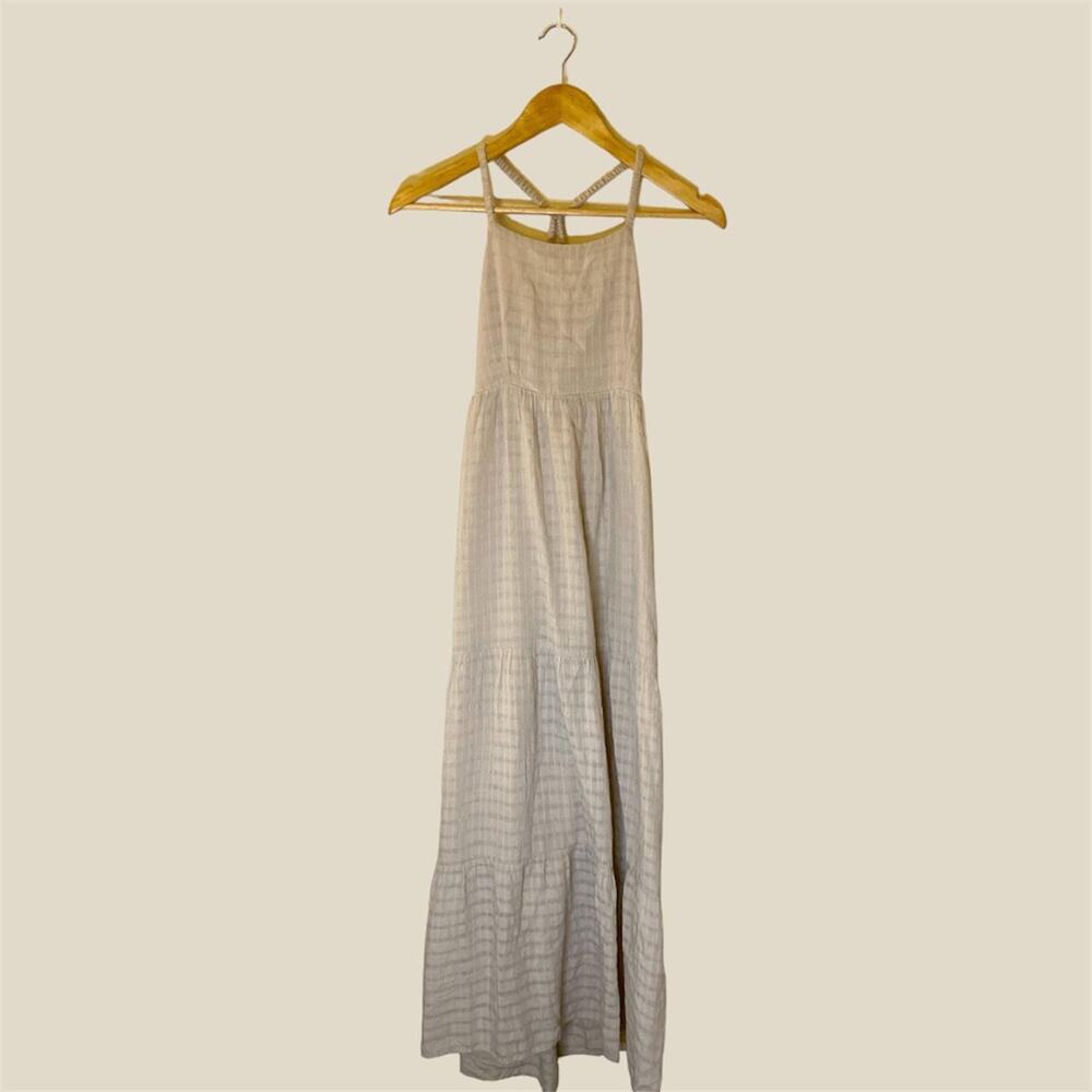 Linen maxi dress